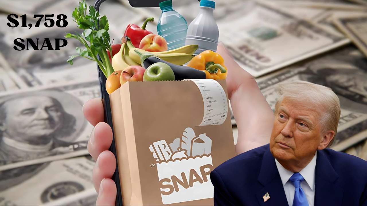 $1,758 SNAP Food Stamps in July & August 2025